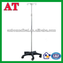 Soporte de infusión médica ajustable en altura con rueda